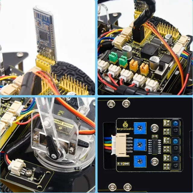 4WD Mechanical Arm Robot Smart Car with Multipurpose Function