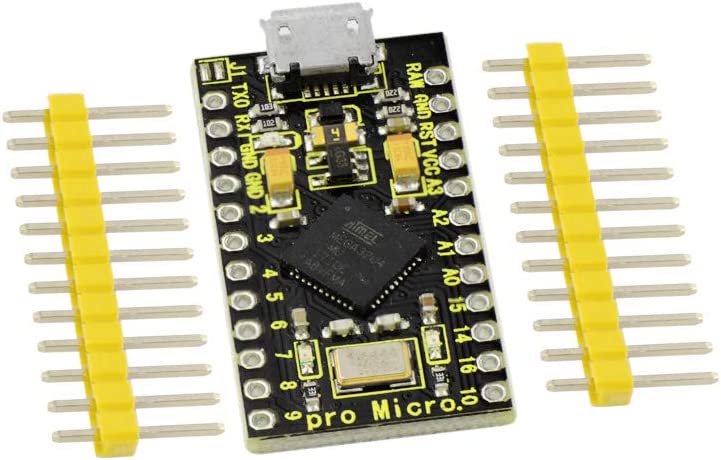 Pro Micro Atmega32U4 مع كابل USB مع دبابيس تناظرية وPWM