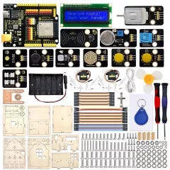 مجموعة أدوات DIY للمنزل الذكي IOT مع أجهزة استشعار تعتمد على التحكم ESP32