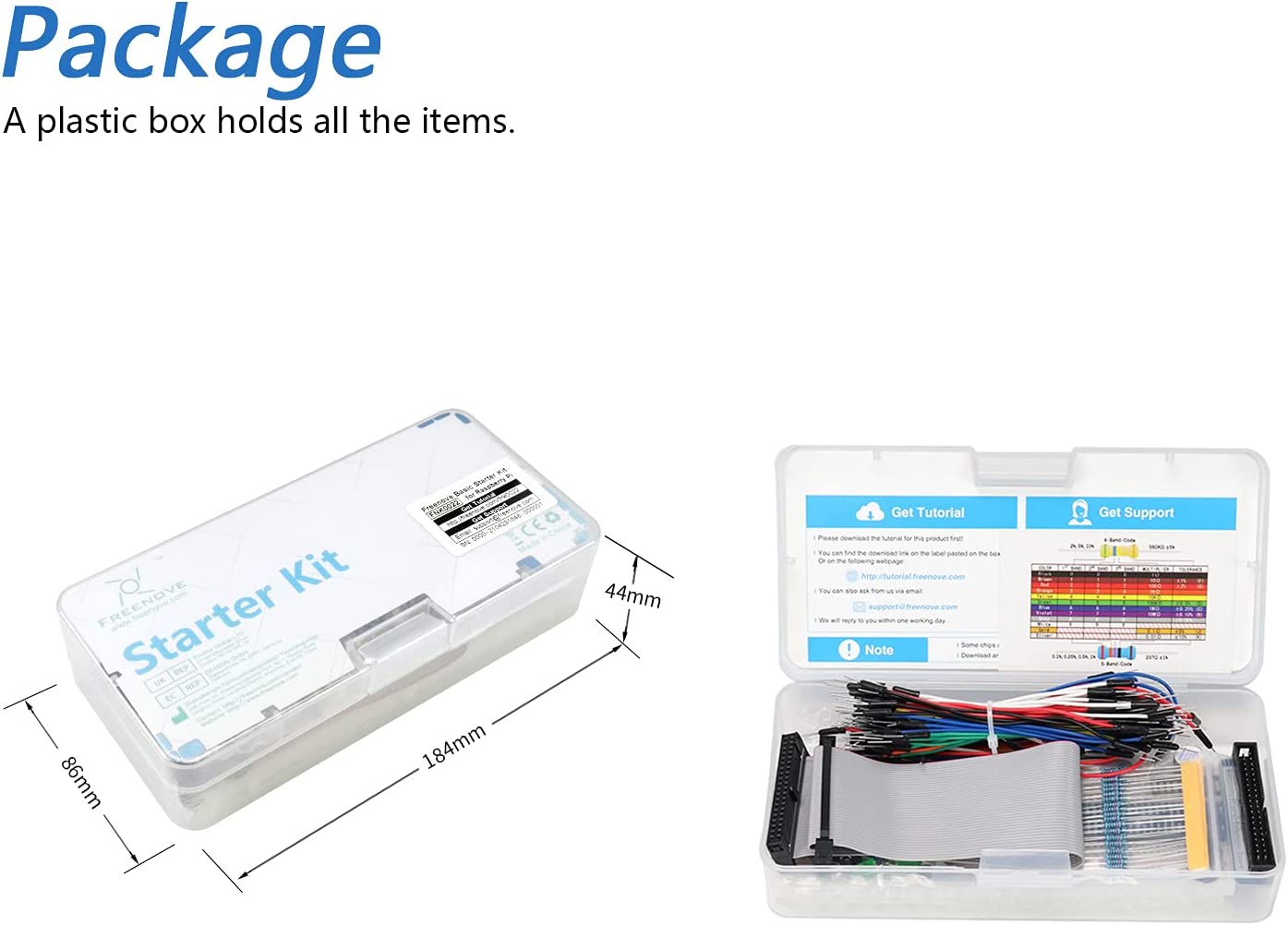 Basic Starter Kit 2 for Raspberry Pi (Raspberry Pi Board Not Included) FNK0022