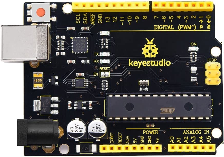لوحة تطوير V4.0 لـ Arduino UNO R3 مع كابل USB