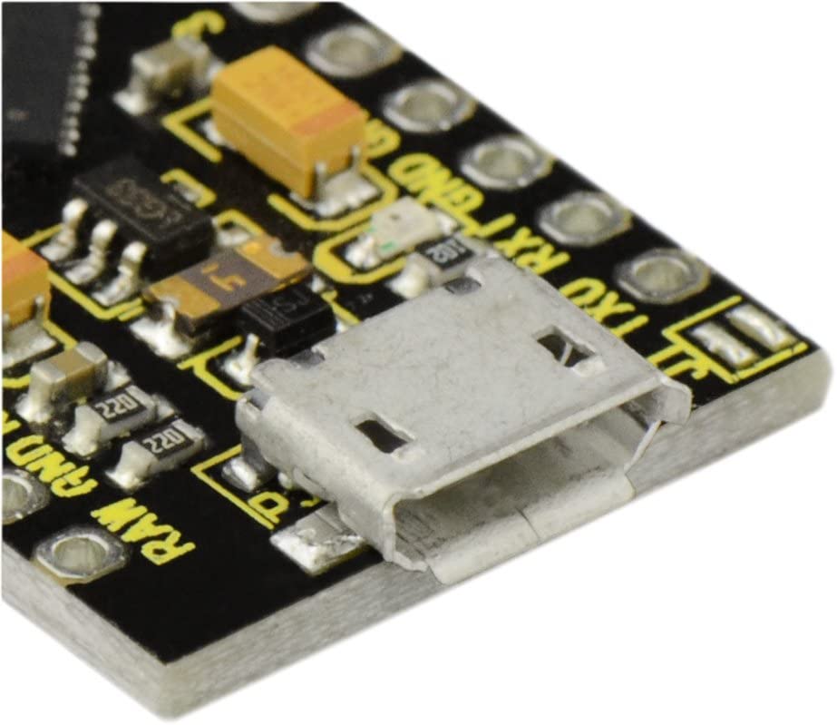Pro Micro Atmega32U4 مع كابل USB مع دبابيس تناظرية وPWM