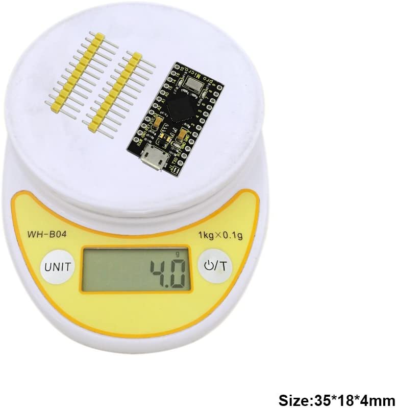 Pro Micro Atmega32U4 مع كابل USB مع دبابيس تناظرية وPWM