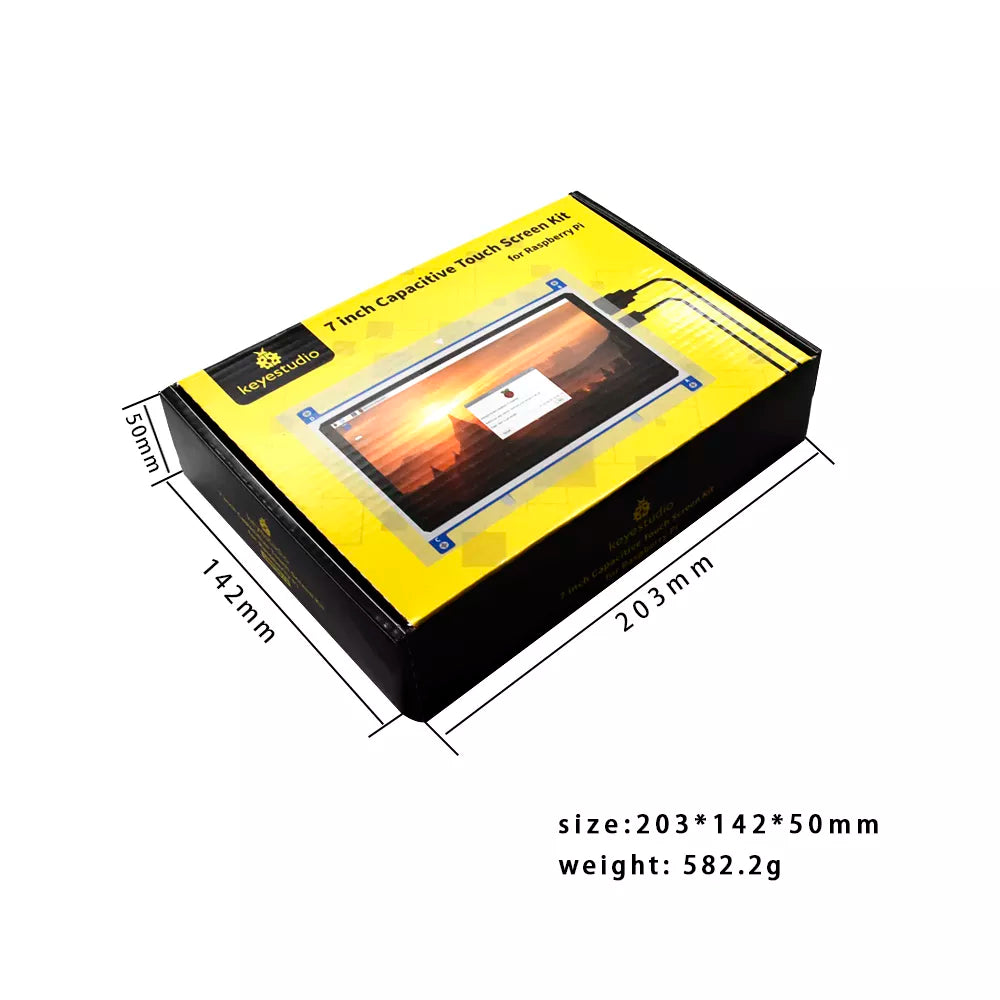 7" 1024 X 600px TFT Liquid Crystal Screen Kit for Raspberry Pi