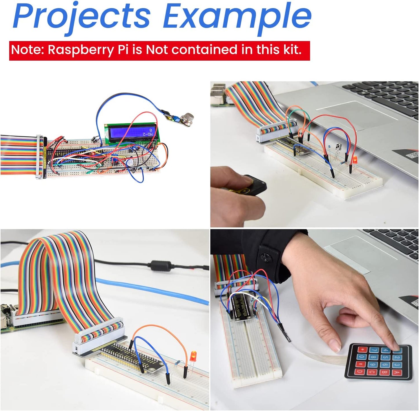 مجموعة بدء تشغيل مستشعر RFID لـ Raspberry Pi (Raspberry Pi غير متضمن)