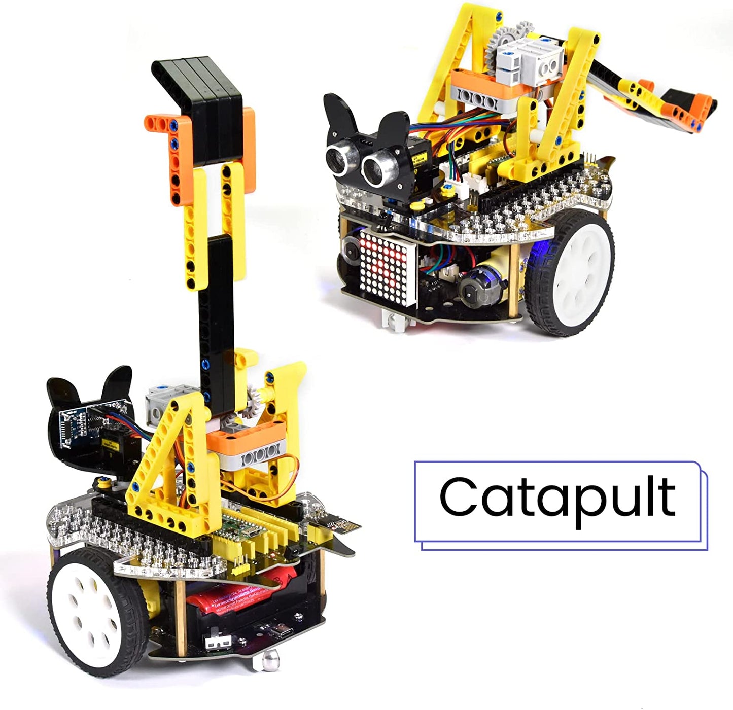 مجموعة بدء تشغيل سيارة روبوت Beetlebot 3 في 1 مع لوحة Raspberry Pi Pico
