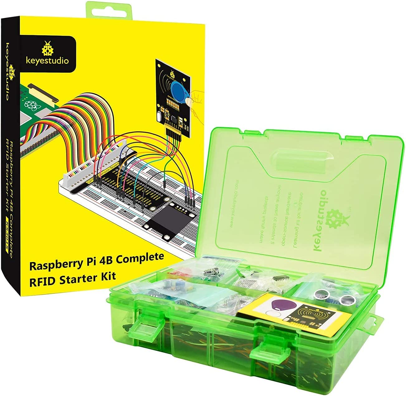 مجموعة بدء تشغيل مستشعر RFID لـ Raspberry Pi (Raspberry Pi غير متضمن)