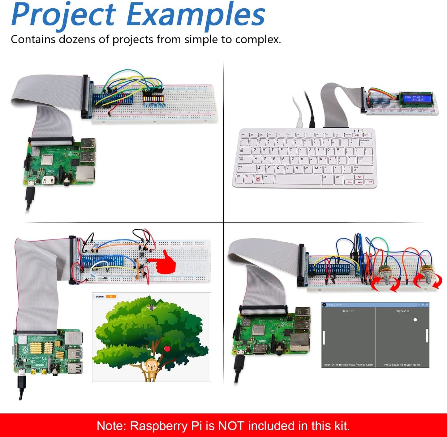 مجموعة أدوات بدء الموجات فوق الصوتية لـ Raspberry Pi مع أكواد المشروع النموذجية