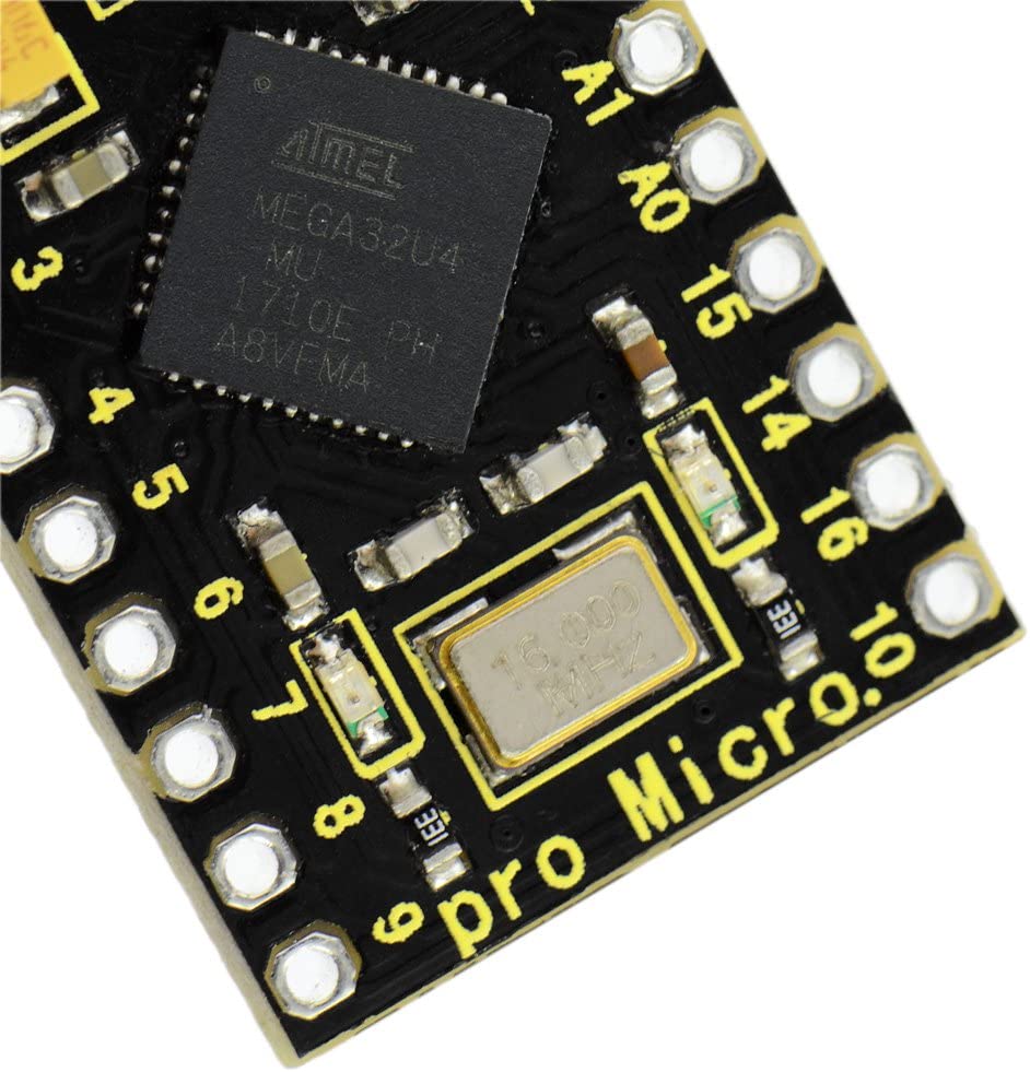 Pro Micro Atmega32U4 مع كابل USB مع دبابيس تناظرية وPWM