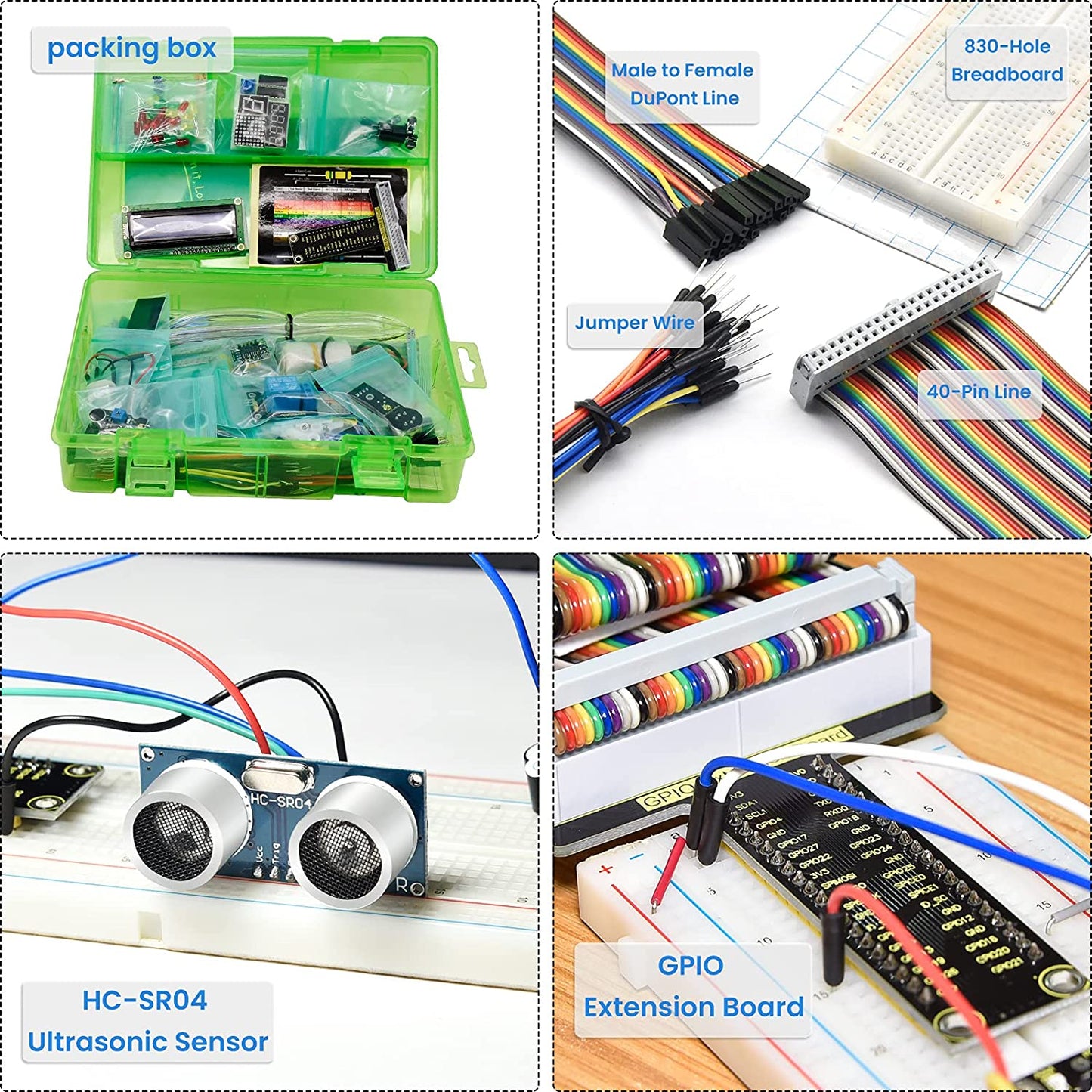 مجموعة البدء الأساسية 1 لـ Raspberry Pi (لوحة Raspberry Pi غير متضمنة) KS3013