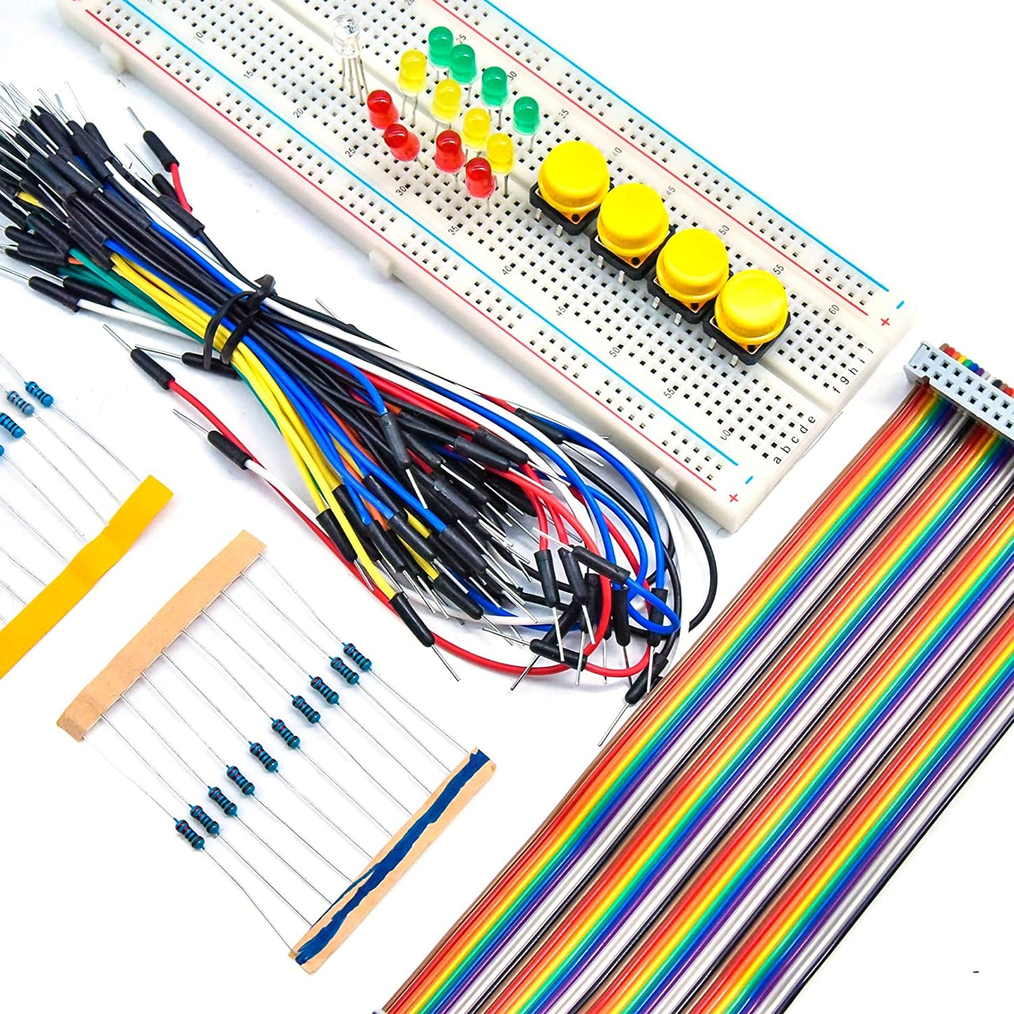 مجموعة توصيل GPIO لـ Raspberry Pi مع لوحة توصيل مكونة من 830 فتحة