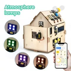 مجموعة أدوات DIY للمنزل الذكي IOT مع أجهزة استشعار تعتمد على التحكم ESP32