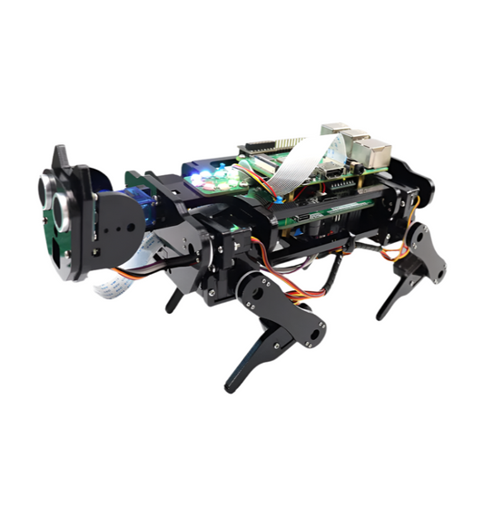مجموعة روبوت الكلب لـ Raspberry Pi مع البرنامج التعليمي وأكواد العينة