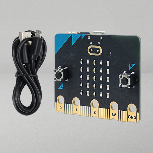 لوحة تطوير BBC Micro:bit V2 مع التعليمات البرمجية النموذجية والبرنامج التعليمي