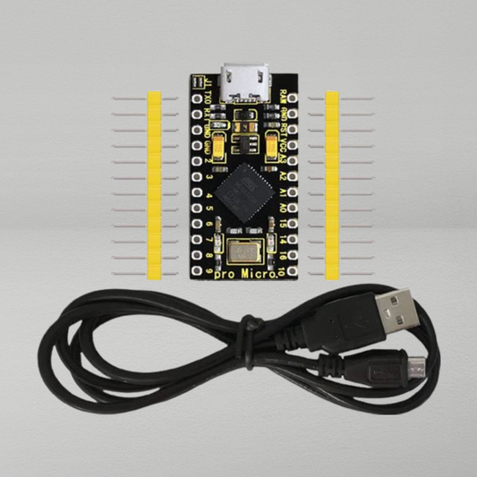 Pro Micro Atmega32U4 مع كابل USB مع دبابيس تناظرية وPWM