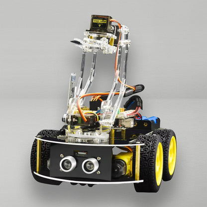 4WD Mechanical Arm Robot Smart Car with Multipurpose Function