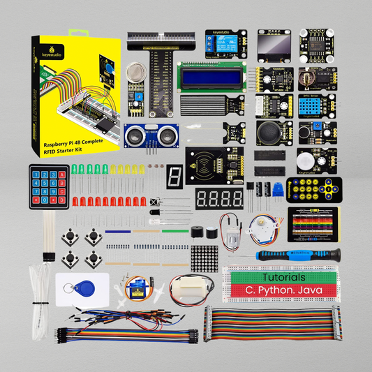 مجموعة بدء تشغيل مستشعر RFID لـ Raspberry Pi (Raspberry Pi غير متضمن)