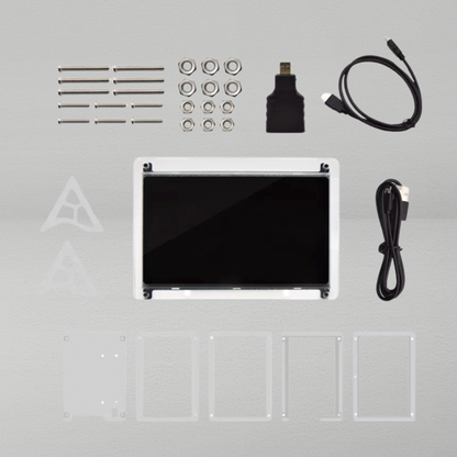 مجموعة شاشة TFT من الكريستال السائل مقاس 7 بوصات وبدقة 1024 × 600 بكسل لـ Raspberry Pi