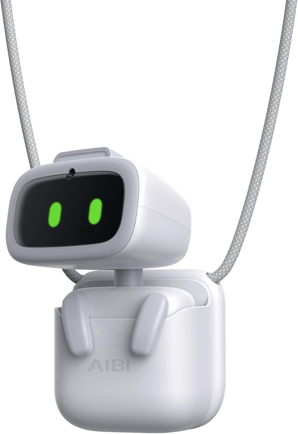 EMOPET AIBI Pocket Pet, Portable Robot, ChatGPT-Powered AI Companion with Voice Commands, Emotional Interaction, Singing and Dancing, Magnetically Attaches to Any Place, Ultra-Portable