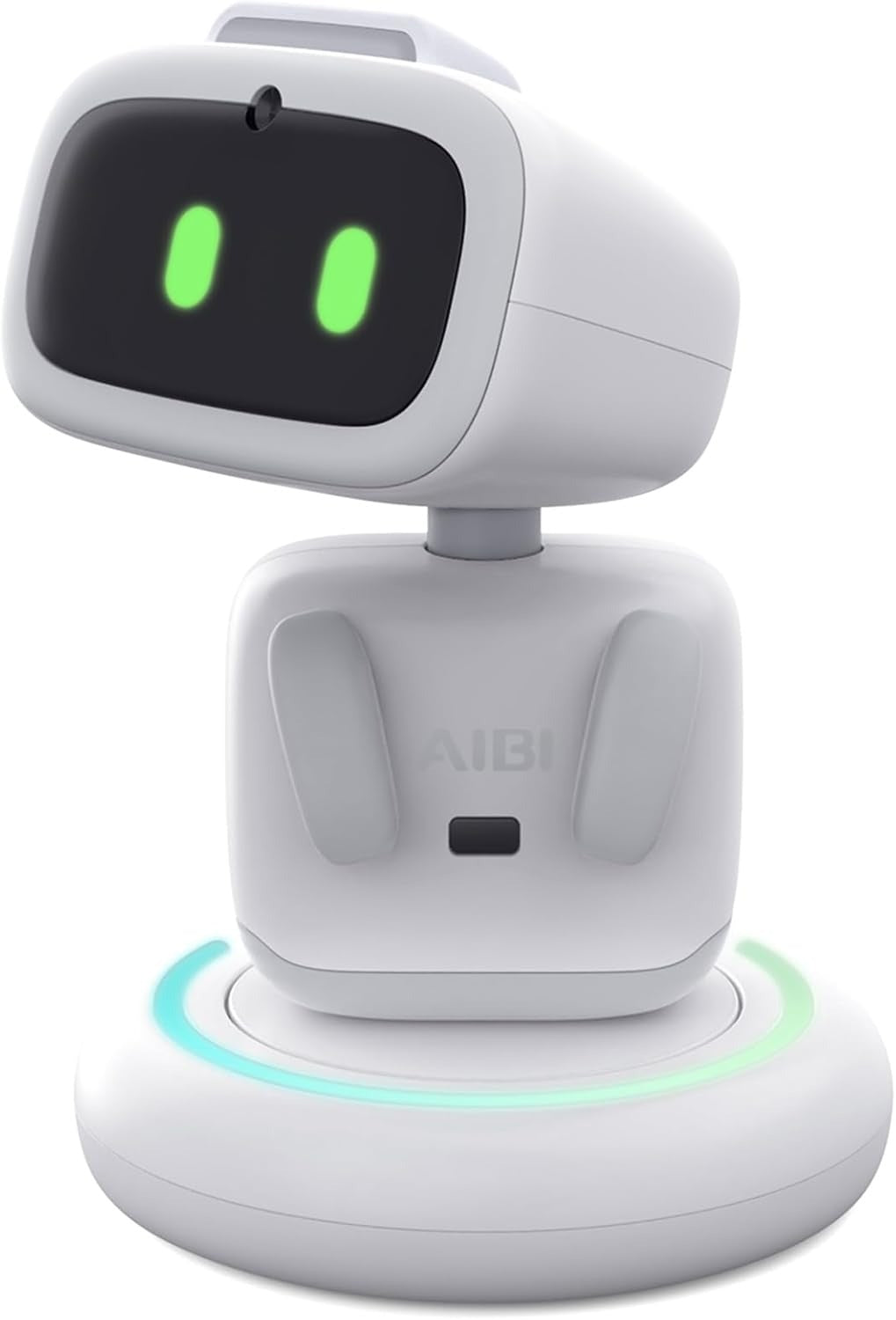 EMOPET AIBI Pocket Pet, Portable Robot, ChatGPT-Powered AI Companion with Voice Commands, Emotional Interaction, Singing and Dancing, Magnetically Attaches to Any Place, Ultra-Portable
