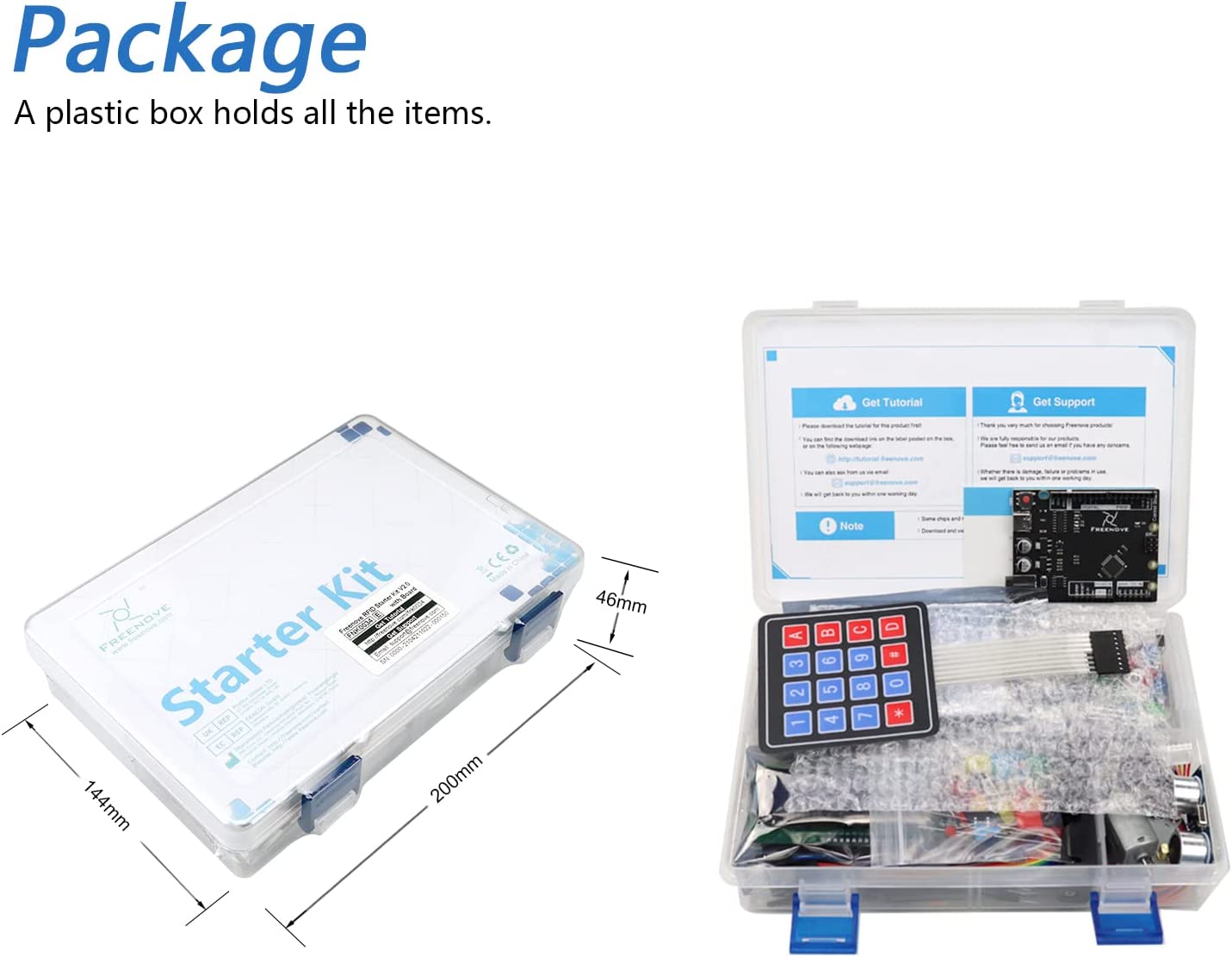 مجموعة أدوات بدء تشغيل RFID V2.0 مع لوحة V4 (متوافقة مع Arduino IDE)