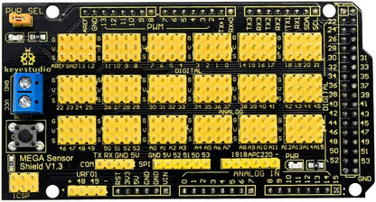 MEGA Sensor Shield V1 متوافق مع Arduino MEGA 2560 R3