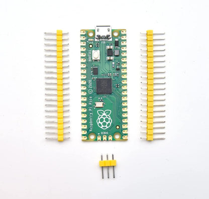 مجموعة أدوات بدء Raspberry Pi Pico الأساسية مع موصلات وكابل micro USB