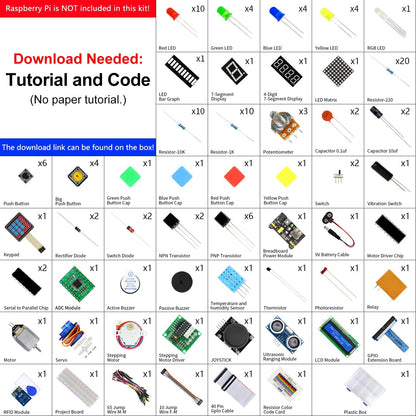 مجموعة أدوات بدء تشغيل RFID للوحة Raspberry Pi (Raspberry Pi غير متضمنة) FNK0025