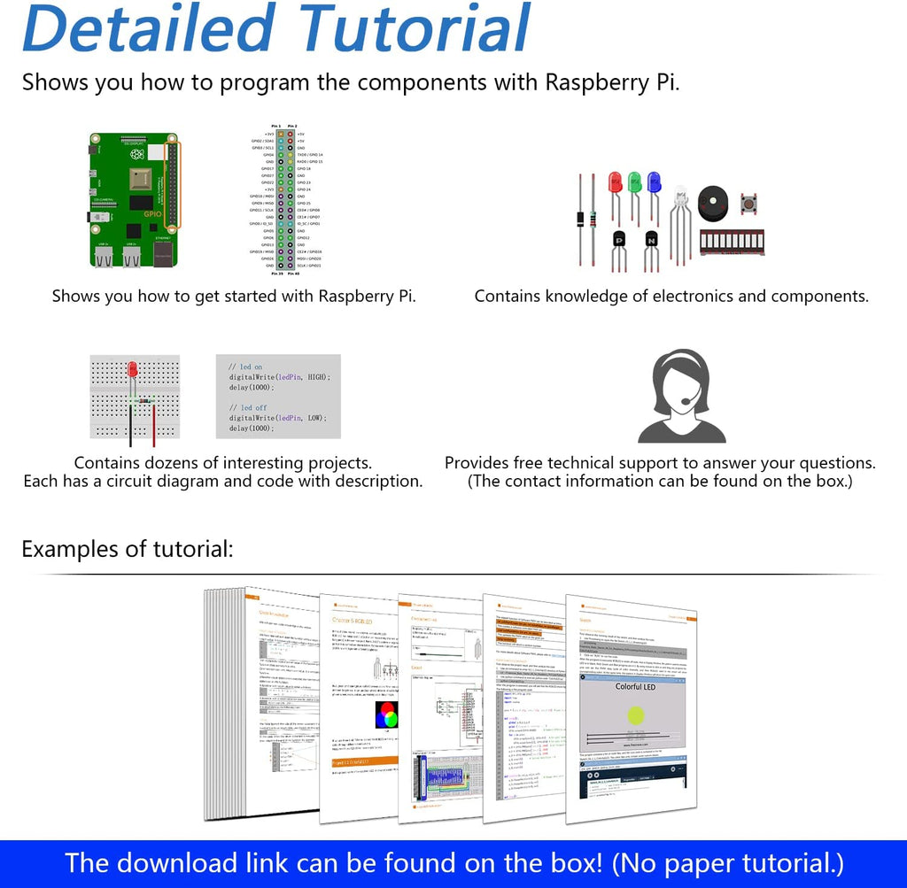 مجموعة البدء الأساسية 2 لـ Raspberry Pi (لوحة Raspberry Pi غير متضمنة) FNK0022