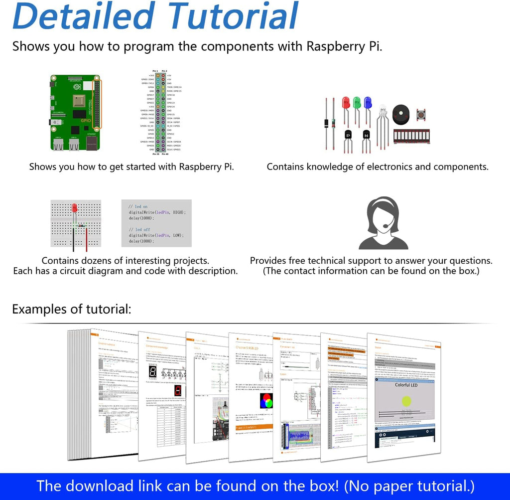 مجموعة أدوات بدء تشغيل RFID للوحة Raspberry Pi (Raspberry Pi غير متضمنة) FNK0025