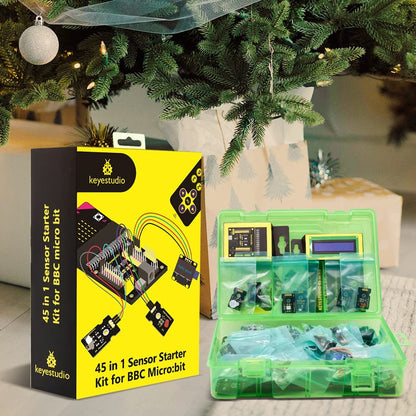 مجموعة أدوات بدء تشغيل مكونة من 45 مستشعرًا لجهاز BBC Microbit (بدون لوحة Microbit)