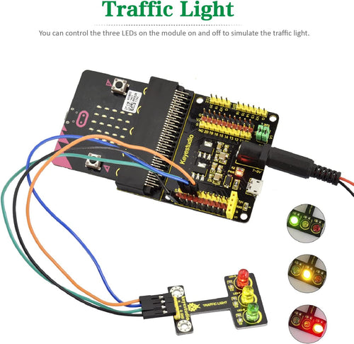 مجموعة أدوات بدء تشغيل مكونة من 45 مستشعرًا لجهاز BBC Microbit (بدون لوحة Microbit)