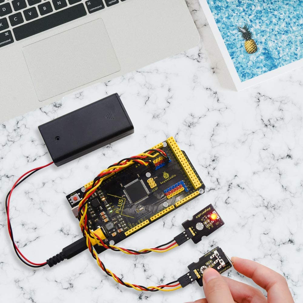 لوحة متحكم Mega 2560 Plus مع منفذ USB Type C