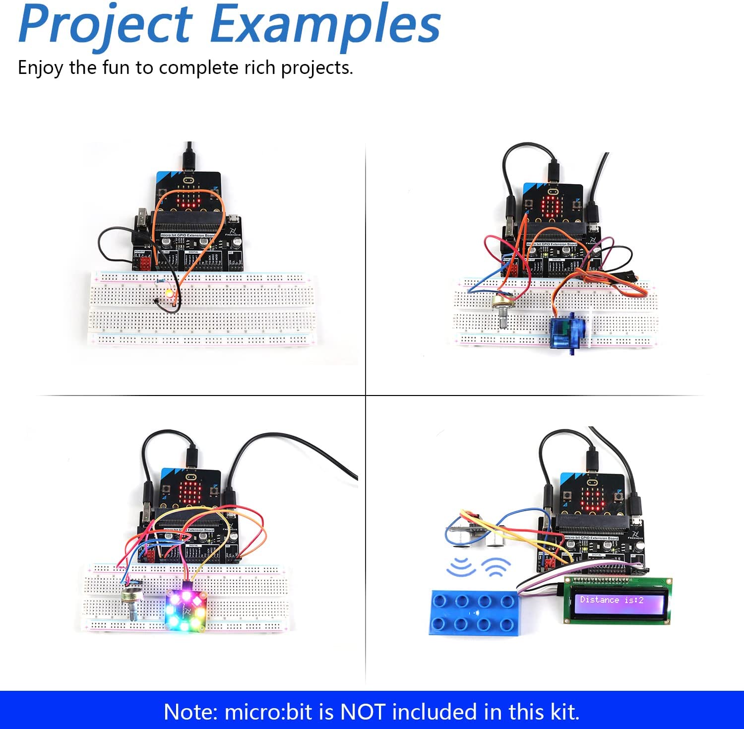 مجموعة البدء المثالية لجهاز BBC Micro:bit (غير متضمنة)