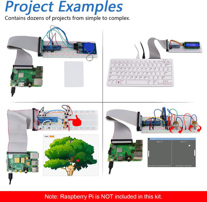 مجموعة أدوات بدء تشغيل RFID للوحة Raspberry Pi (Raspberry Pi غير متضمنة) FNK0025
