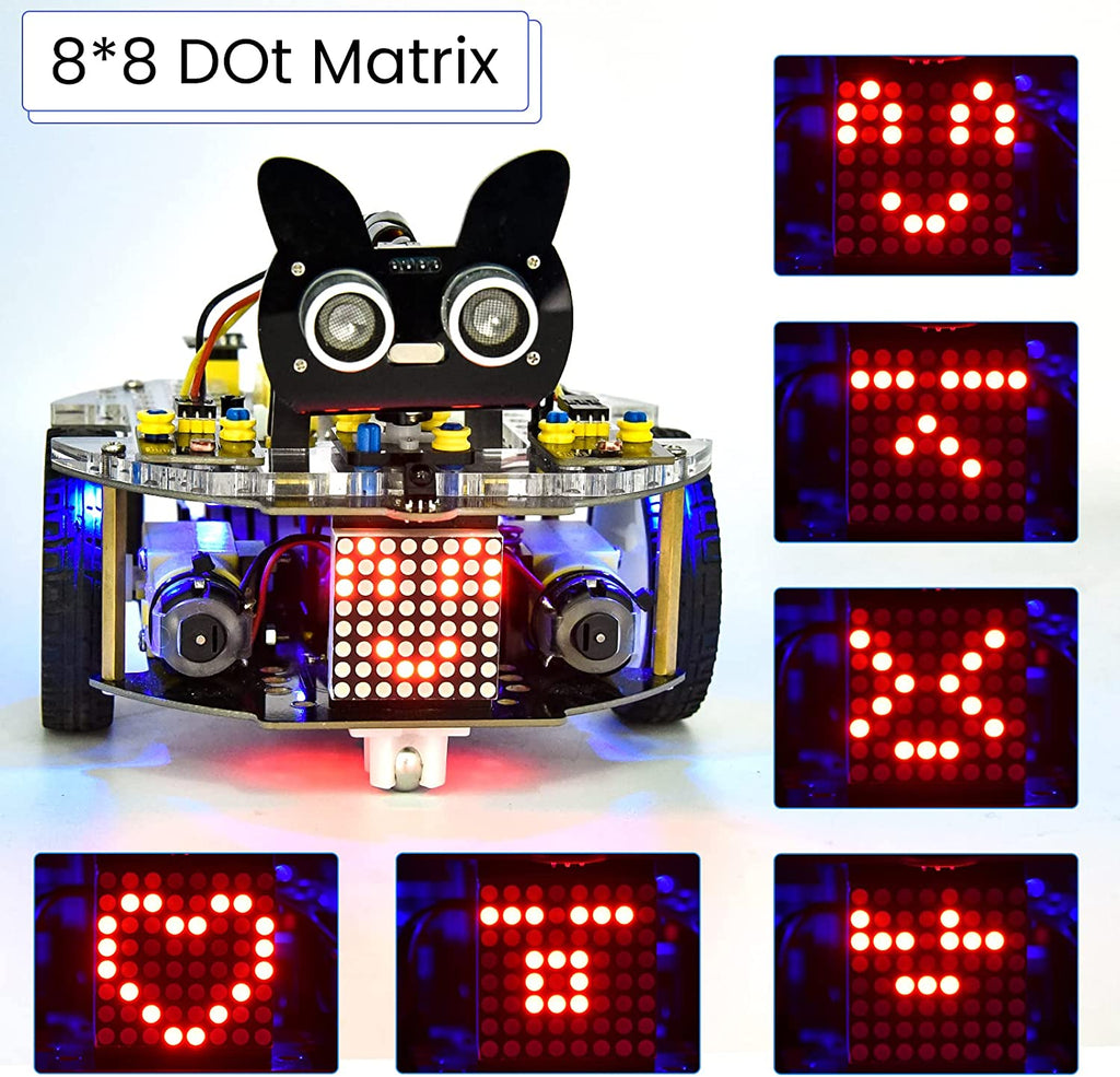 مجموعة بدء تشغيل سيارة روبوت Beetlebot 3 في 1 مع لوحة Raspberry Pi Pico