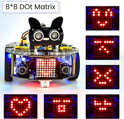 مجموعة بدء تشغيل سيارة روبوت Beetlebot 3 في 1 مع لوحة Raspberry Pi Pico