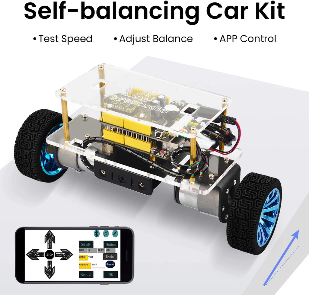 Self-Balancing Robot Car Kit based on UNO R3 Development Board KS0193