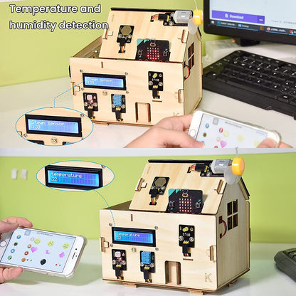 مجموعة أدوات البدء المنزلية الذكية Micro:bit V2 (بدون بطارية)