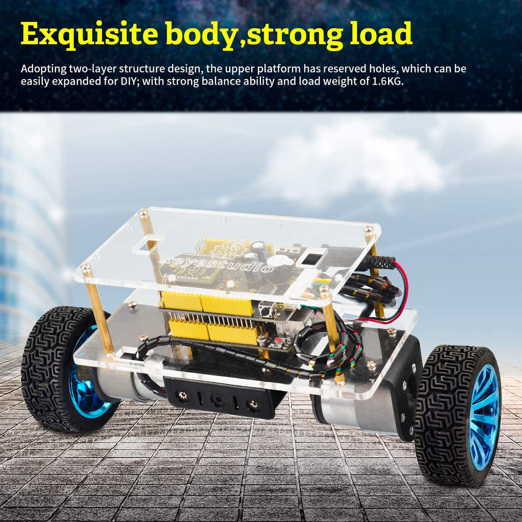 Self-Balancing Robot Car Kit based on UNO R3 Development Board KS0193