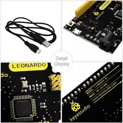 ليوناردو R3 متوافق مع وحدة تحكم Arduino مع Micro USB