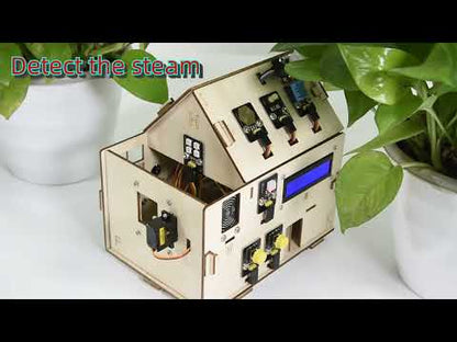 مجموعة أدوات DIY للمنزل الذكي IOT مع أجهزة استشعار تعتمد على التحكم ESP32